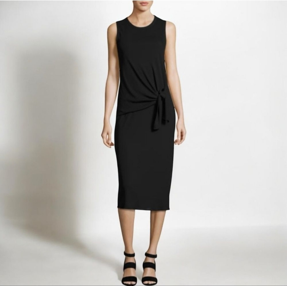 Theory Dorotea K Navy Ranmire Knit Dress Size Large NWT